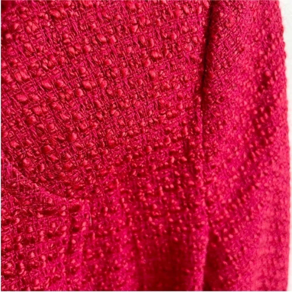 Pendleton Jacket Red Tweed Pockets Large Buttons … - image 2